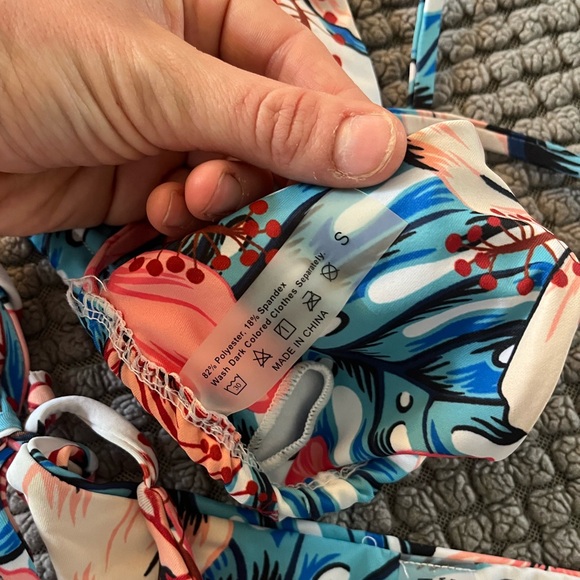 NWOT 3 Piece Bathing Suit - Picture 4 of 7